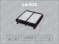 как выглядит lynx фильтр воздушный la935 на фото