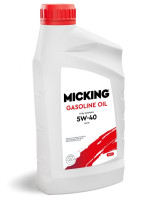 как выглядит масло моторное micking gasoline oil mg1 5w40 sp 1л на фото