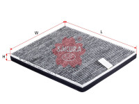 как выглядит sakura фильтр салонный cac14060 на фото