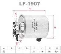 как выглядит фильтр топливный lynxauto lf-1907 на фото