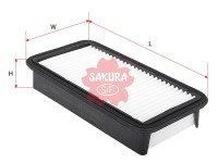 как выглядит sakura фильтр воздушный a2845 на фото